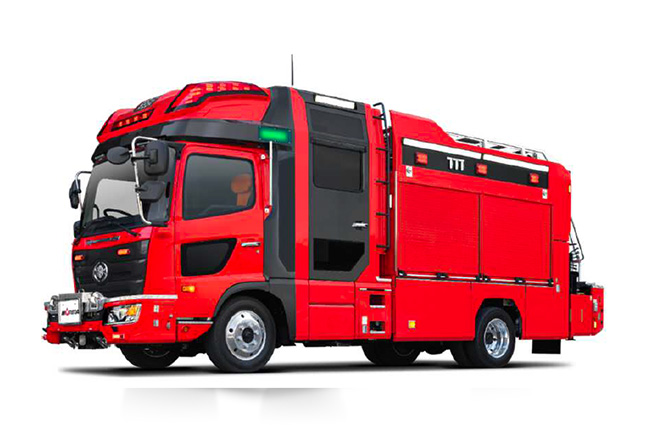 オリジナルキャビン Intelligent Attacker採用 救助工作車