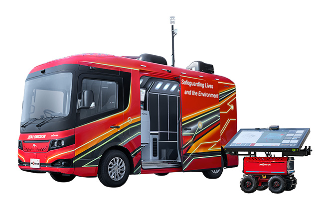 現場指揮支援システムEV指揮車・DX指揮卓