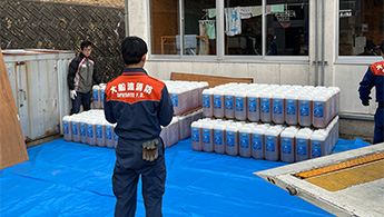 支援大船渡市森林火灾受灾区